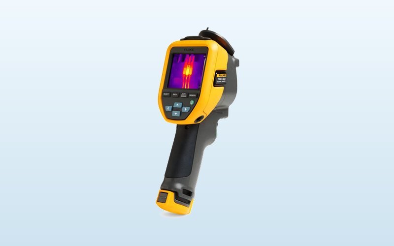 Câmera termográfica utilizada pela equipe técnica